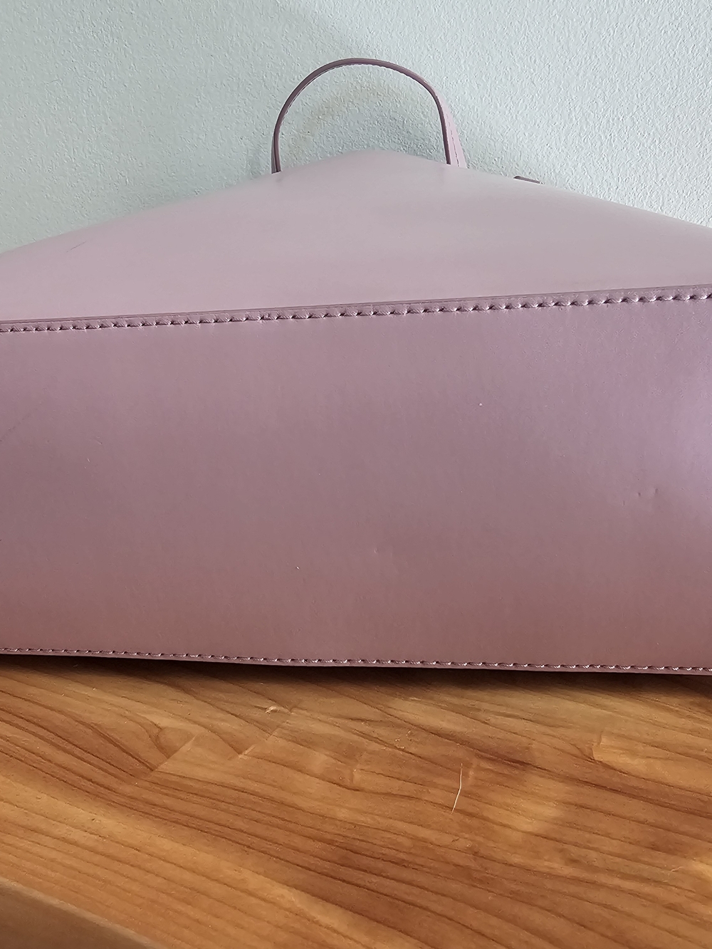 Kate Spade Dusty Rose Leather Tote with Bow Charm - Picture 6 of 8